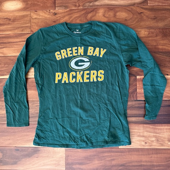 Fanatics NFL Green Bay Packers Long Sleeve Tee size Large - Picture 1 of 3